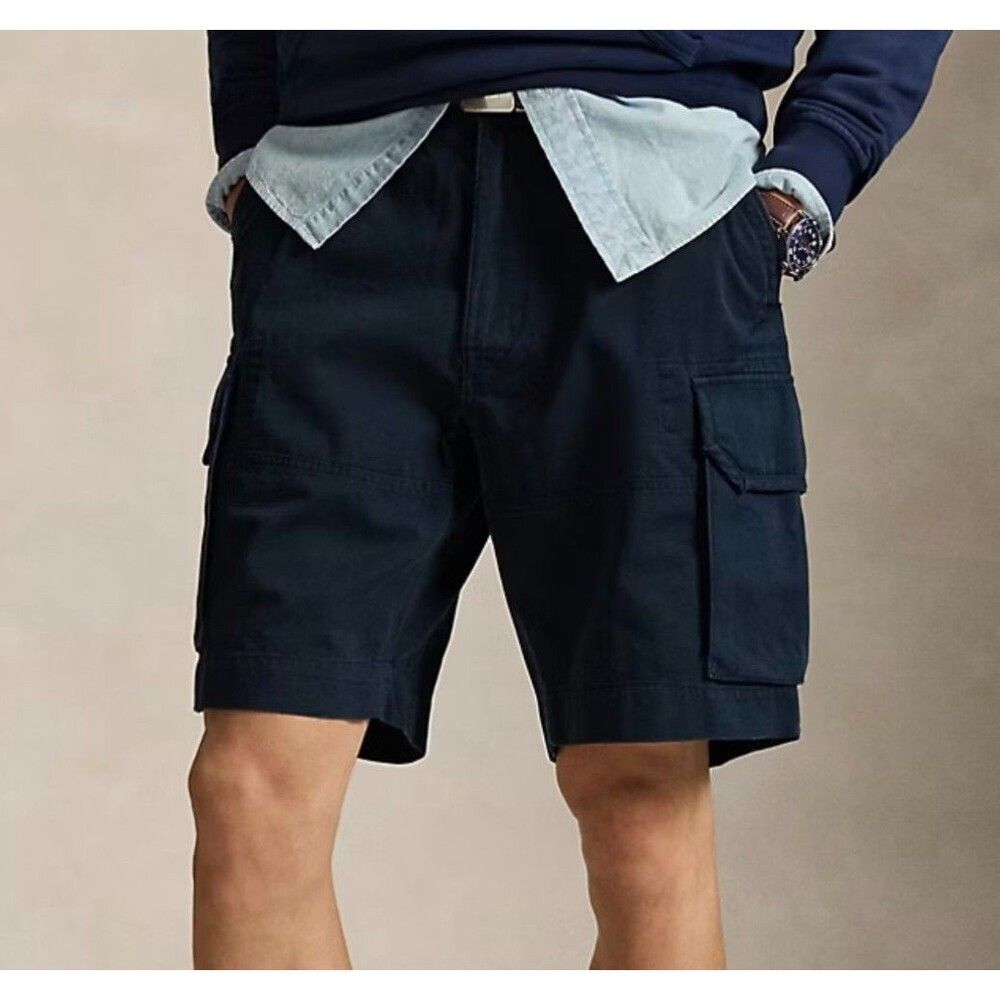 POLO RALPH LAUREN 10.5 Gellar Classic Fit Cargo Short Aviator Navy 48B Big&Tall